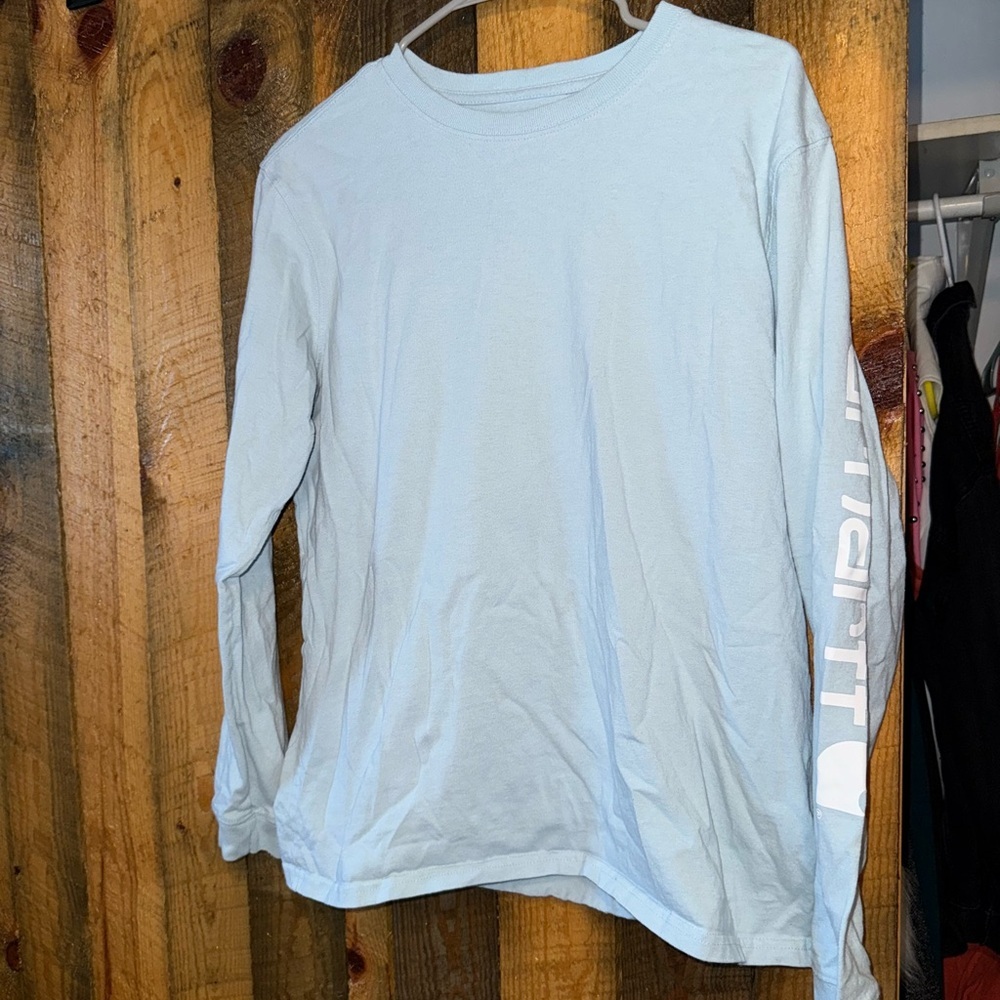 Carhartt Light Blue Long Sleeve Tee